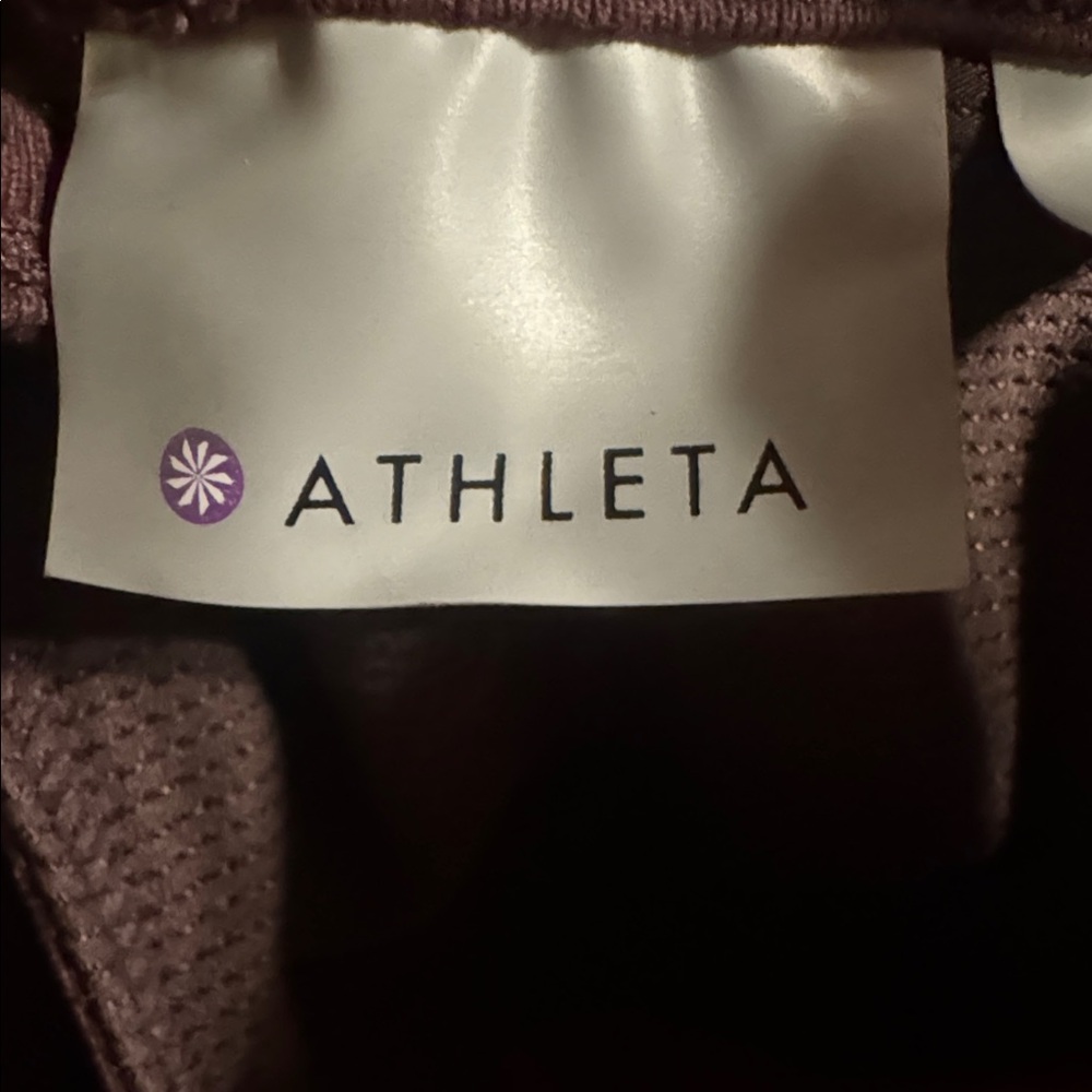 Athleta Hidden Agenda Tank Top in a Berry/Currant color combination, Size L - Picture 2 of 4